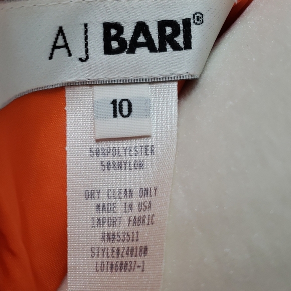 AJ Bari Vintage Colorblock Gown - Picture 5 of 11